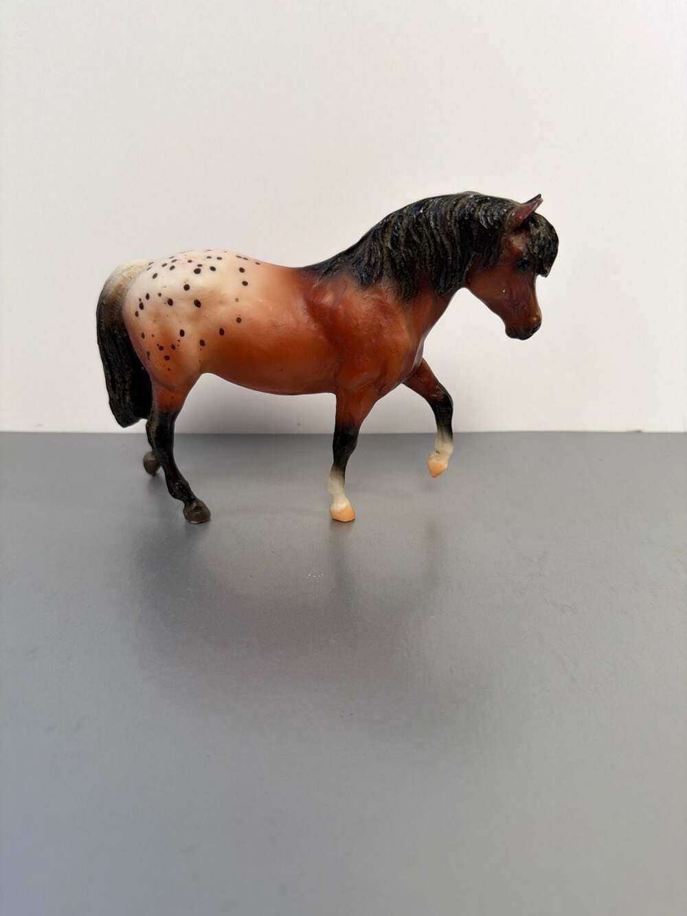 Breyer‎ Paddock Pal Appaloosa Model Horse Bay Blanket 4" Vintage